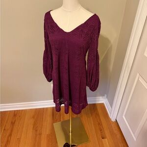 Maeve Plum Knit Top